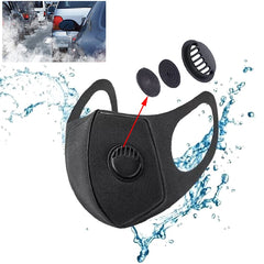 1Pcs Face Mask Dust Mask Anti Pollution Mask PM2.5 Activated Carbon Filter Insert Can Be Washed Reusable Mouth Masks